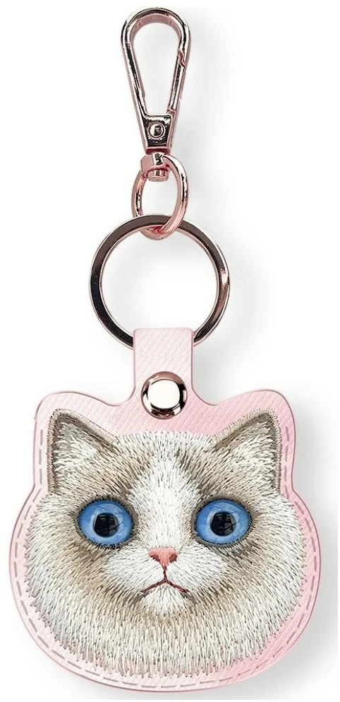 Dėklas Locator Nimmy New Big Eyed Pet 2.0 Cat rožinės spalvos