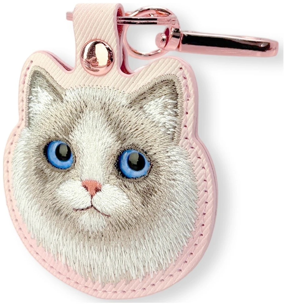 Dėklas Locator Nimmy New Big Eyed Pet 2.0 Cat rožinės spalvos