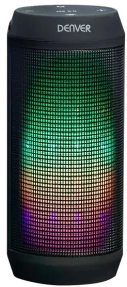 Dėklas Denver BTL-62NR Bluetooth garsiakalbis su LED šviesomis