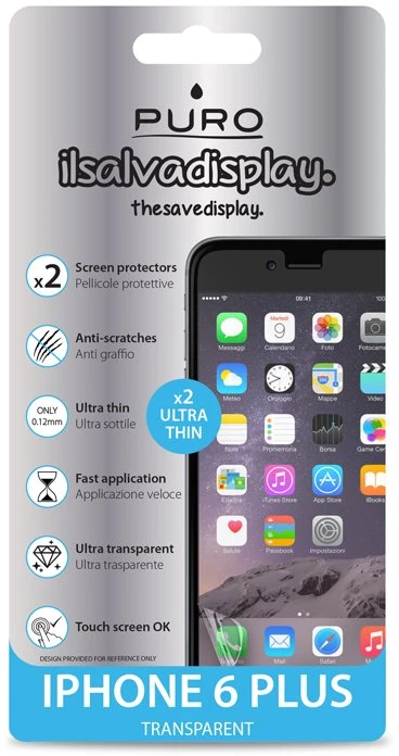 PURO Two films skirtas the screen - Apple iPhone 6s Plus / Apple iPhone 6 Plus