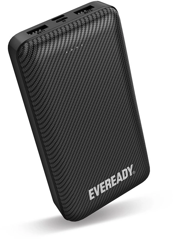 „Eveready PX20B“ – išorinė baterija, 20000 mAh, 2x USB-A, juoda
