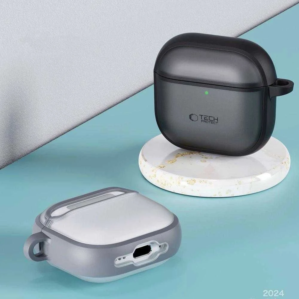 Apple AirPods 4 Tech-Protect Magmat dėklas jūsų ausinėms juodos spalvos