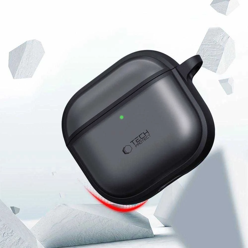 Apple AirPods 4 Tech-Protect Magmat dėklas jūsų ausinėms juodos spalvos