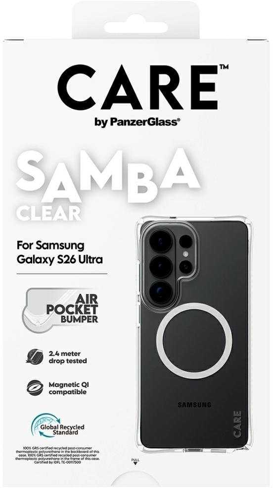 Panzer Glass Dėklas Galaxy S26 Ultra permatomas, Qi suderinamas CARE by PanzerGlass
