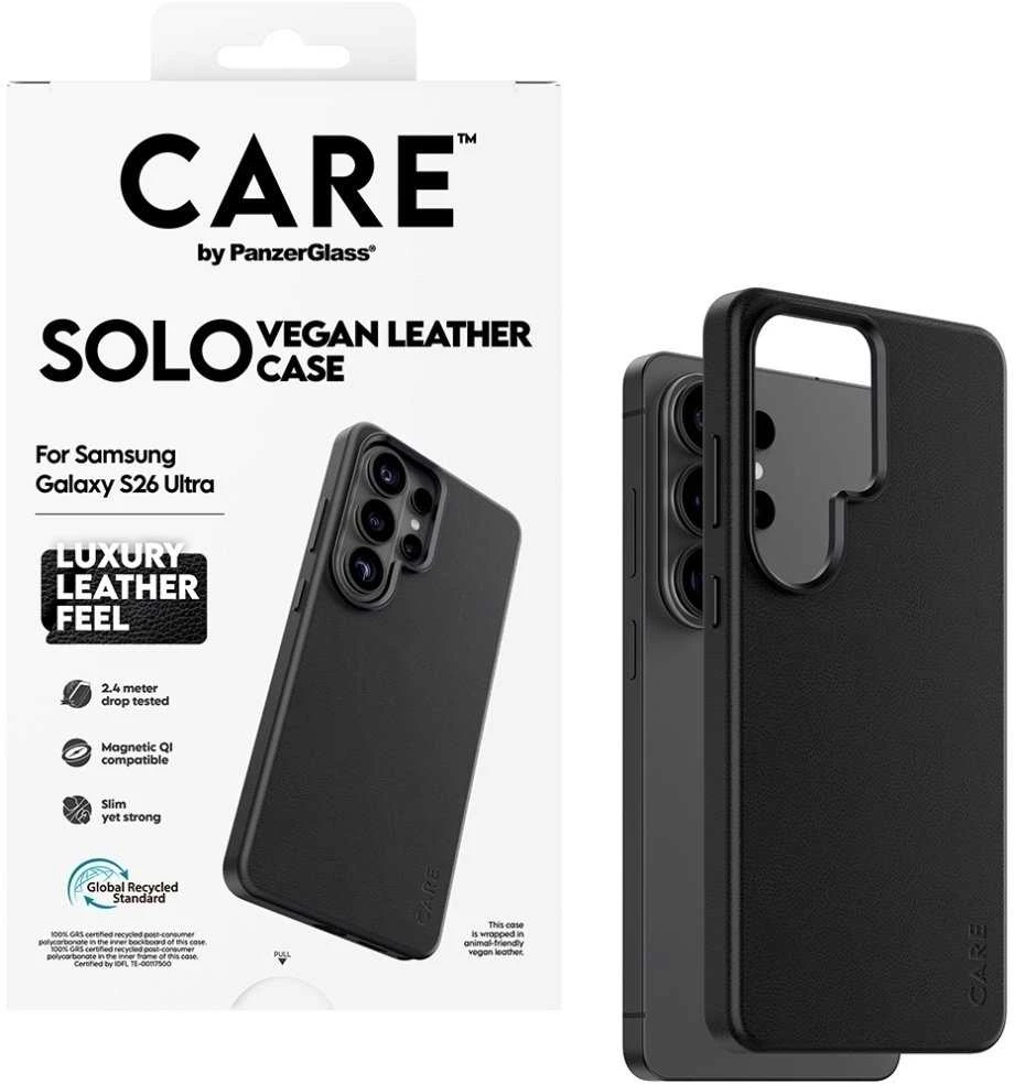 Panzer Glass Dėklas Galaxy S26 Ultra, Qi suderinamas, juodas CARE by PanzerGlass