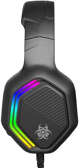 Dėklas GameZone GZ X3 žaidimų ausinės su RGB apšvietimu