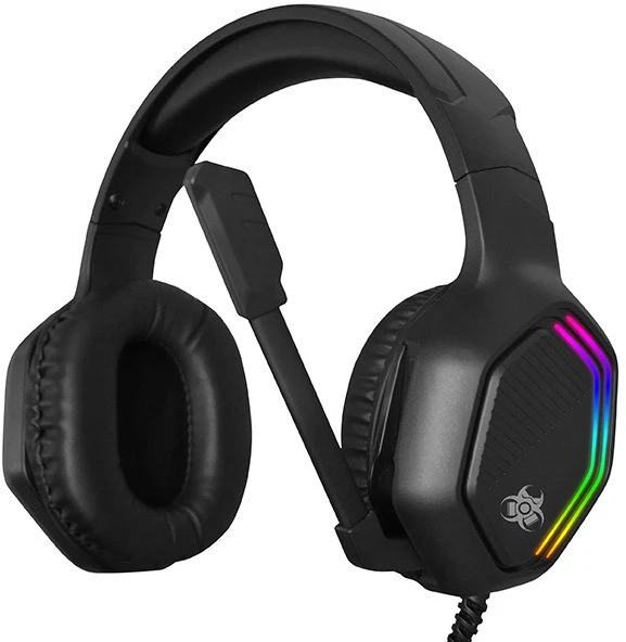Dėklas GameZone GZ X3 žaidimų ausinės su RGB apšvietimu