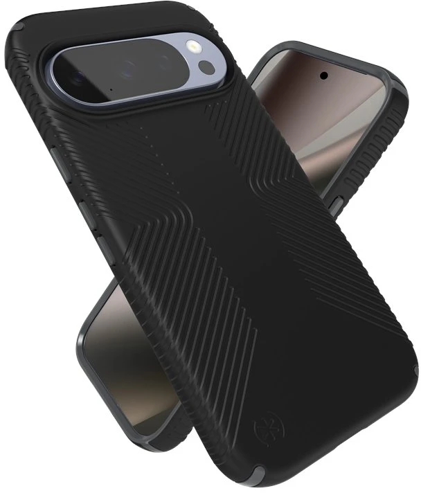 Dėklas Speck Presidio2 Grip Magnet - Case Google Pixel 10 / Google Pixel 10 Pro Juodas/Slate Pilkas
