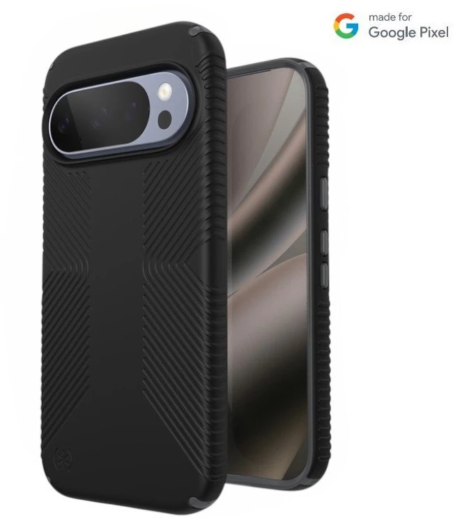 Dėklas Speck Presidio2 Grip Magnet - Case Google Pixel 10 / Google Pixel 10 Pro Juodas/Slate Pilkas