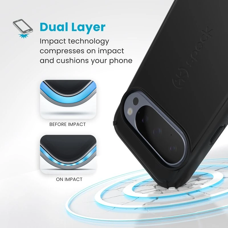 Speck ImpactHero Slim - dėklas Google Pixel 10 Pro XL Juodas