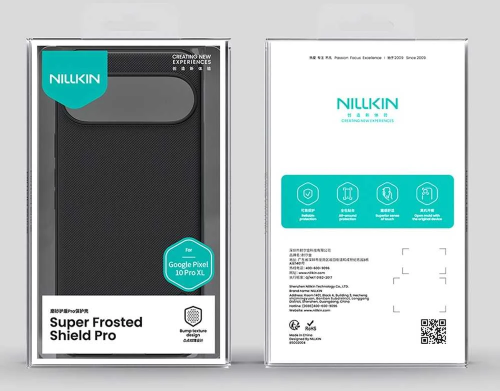 Nillkin Super Frosted PRO Back dėklas skirtas Google Pixel 10 Pro XL juodos spalvos