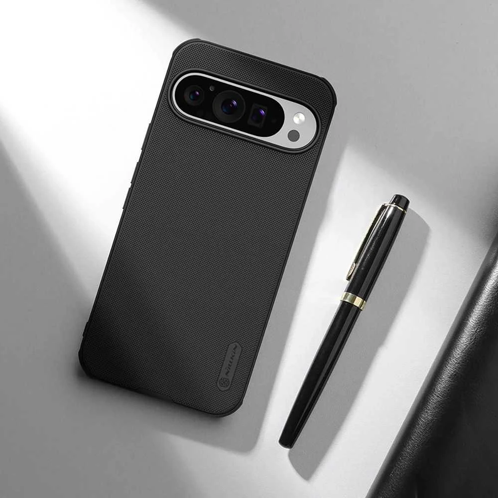 Nillkin Super Frosted PRO Magnetic Google Pixel 9/9 Pro dėklas telefonui juodos spalvos