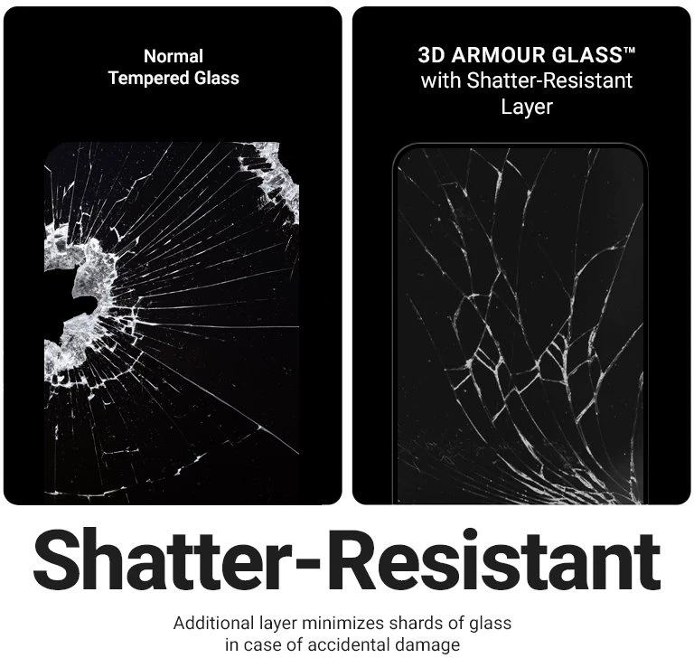 Crong 3D Armour Glass - Apsauginis stiklas Apple iPhone Air + Installation Frame