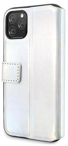 Dėklas [ ] Guess GUFLBKN58BLD iPhone 11 Pro sidabrinis / sidabrinis book Iridescent