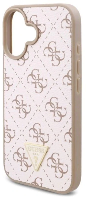 Guess GUHCP16SPG4GPH Apple iPhone 16 6.1″ baltos spalvos kietas dėklas New 4G Triangle