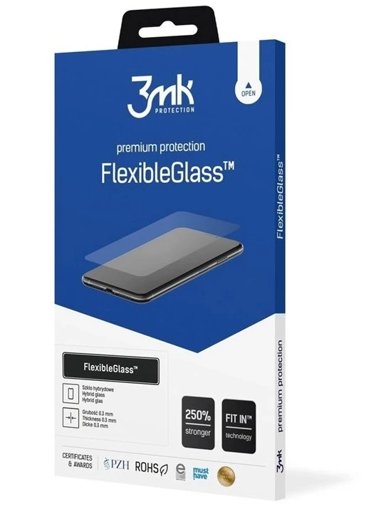 Dėklas Hibridinis apsauginis stiklas 3mk FlexibleGlass iPhone 18 Pro / 17 Pro