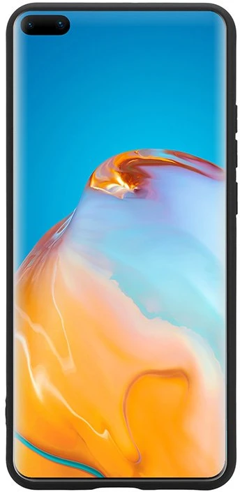 Crong Color Cover - Flexible dėklas skirtas Huawei P40 Juodas