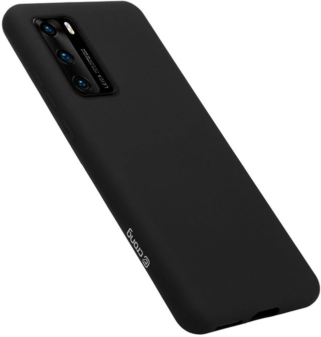 Crong Color Cover - Flexible dėklas skirtas Huawei P40 Juodas
