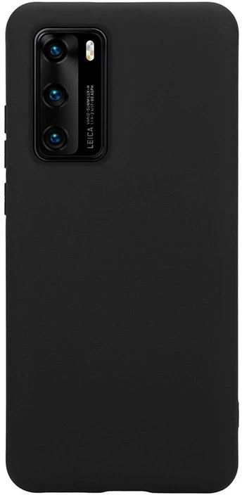 Crong Color Cover - Flexible dėklas skirtas Huawei P40 Juodas