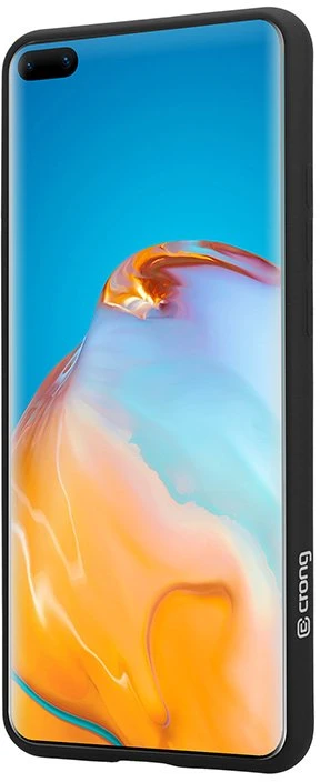Crong Color Cover - Flexible dėklas skirtas Huawei P40 Juodas