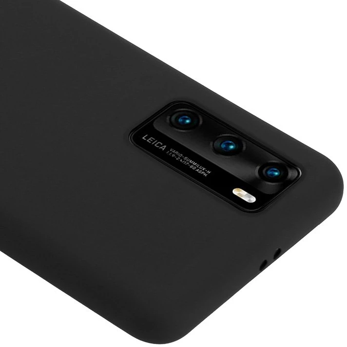 Crong Color Cover - Flexible dėklas skirtas Huawei P40 Juodas