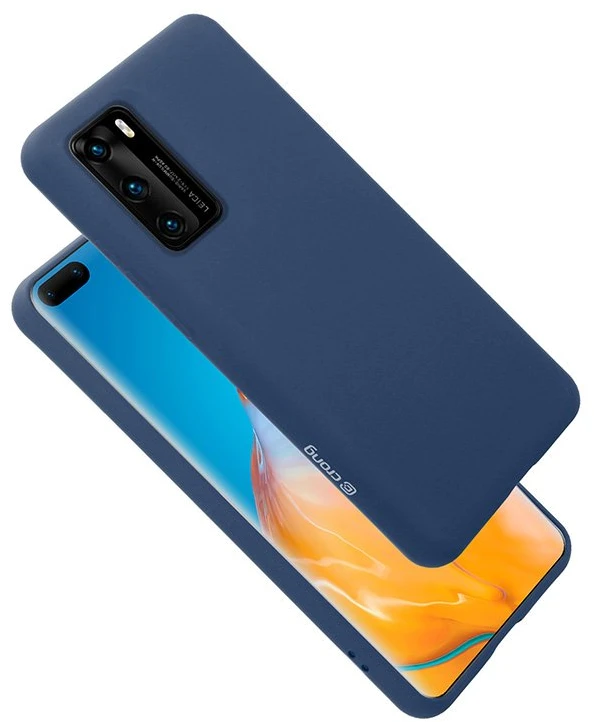 Crong Color Cover - Flexible dėklas skirtas Huawei P40 Mėlyna