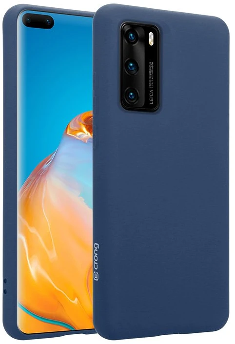 Crong Color Cover - Flexible dėklas skirtas Huawei P40 Mėlyna