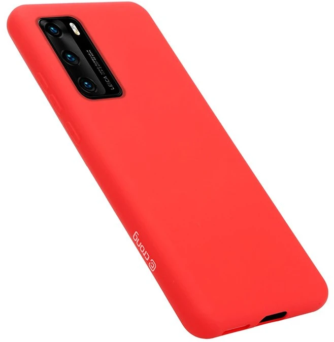 Crong Color Cover - Flexible dėklas skirtas Huawei P40 Raudona