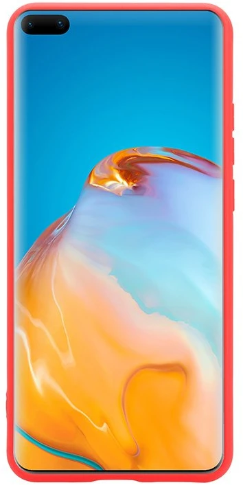 Crong Color Cover - Flexible dėklas skirtas Huawei P40 Raudona