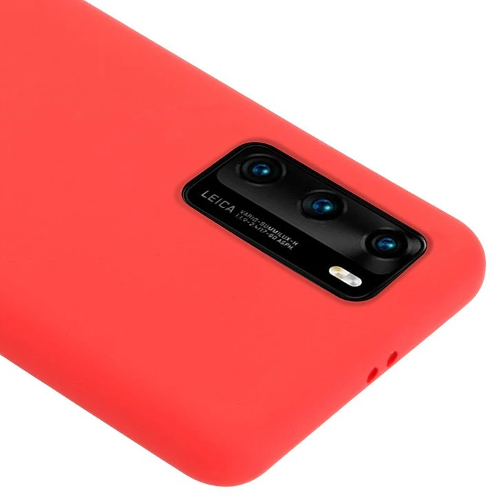 Crong Color Cover - Flexible dėklas skirtas Huawei P40 Raudona