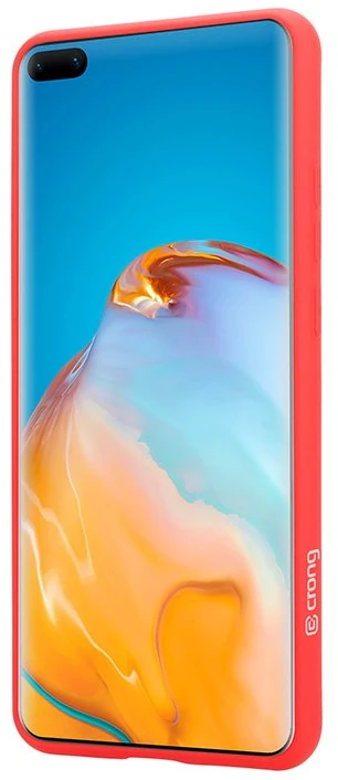 Crong Color Cover - Flexible dėklas skirtas Huawei P40 Raudona