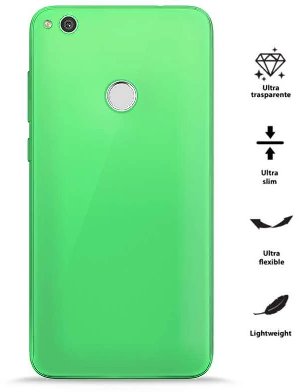 Dėklas PURO 0.3 Nude - Case Huawei P8 Lite 2017 / Honor 8 Lite Fluo Žalias