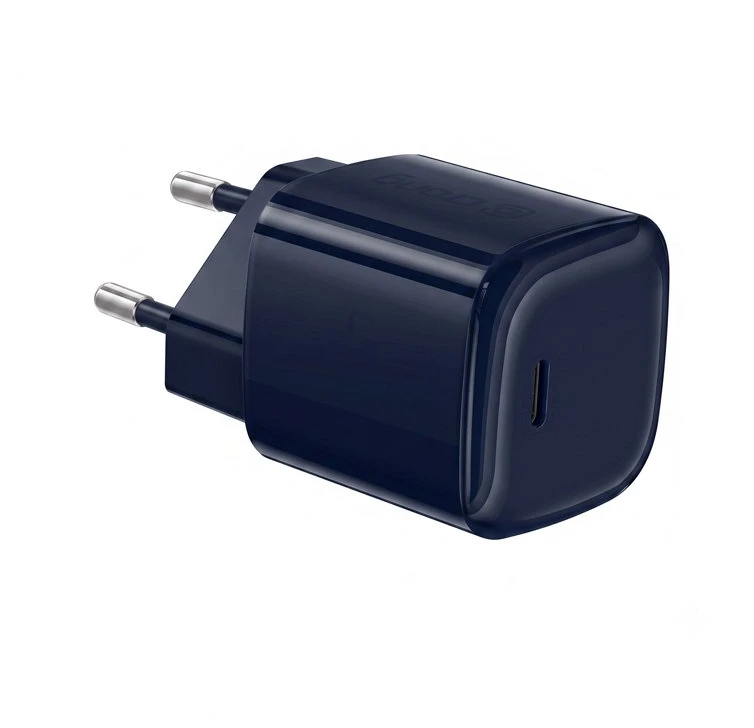 Dėklas Įkroviklis USB-C 40 W Crong NEO GaN, tamsiai mėlynas