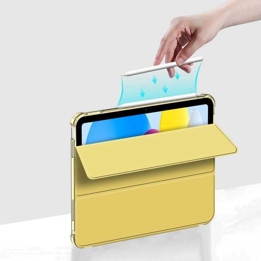 Tech-Protect SC Pen Hybrid Apple iPad 10 / 2022 / 11” 11 / 2025 – Geltona – dėklas planšetei skaidrus