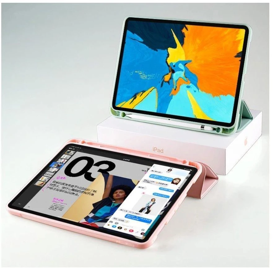 Tech-Protect SC Pen Apple iPad 10.2" 2019-2021 – dėklas planšetiniam kompiuteriui juodos spalvos