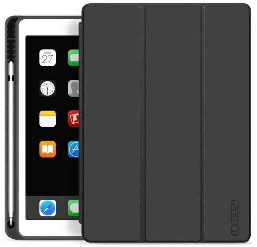 Tech-Protect SC Pen Apple iPad 10.2" 2019-2021 – dėklas planšetiniam kompiuteriui juodos spalvos