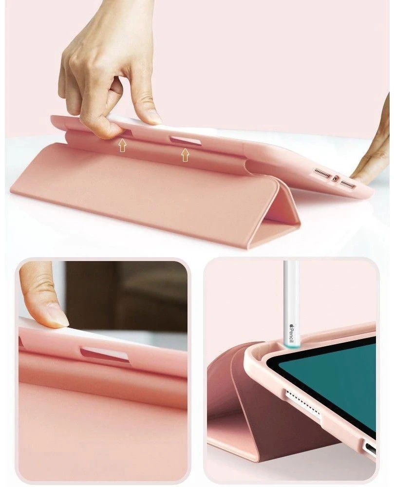 Tech-Protect SC Pen Apple iPad 10.2" 2019-2021 – dėklas planšetiniam kompiuteriui juodos spalvos