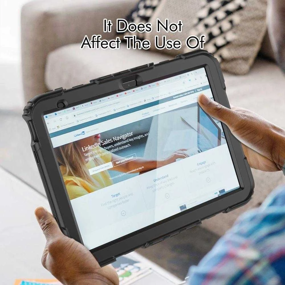 Tech-Protect Solid360 Apple iPad 10.9” 10 / 2022 / 11” 11 / 2025 – dėklas planšetiniam kompiuteriui juodos spalvos
