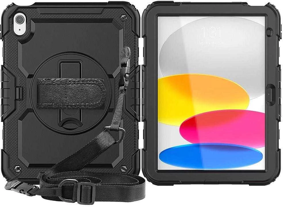 Tech-Protect Solid360 Apple iPad 10.9” 10 / 2022 / 11” 11 / 2025 – dėklas planšetiniam kompiuteriui juodos spalvos