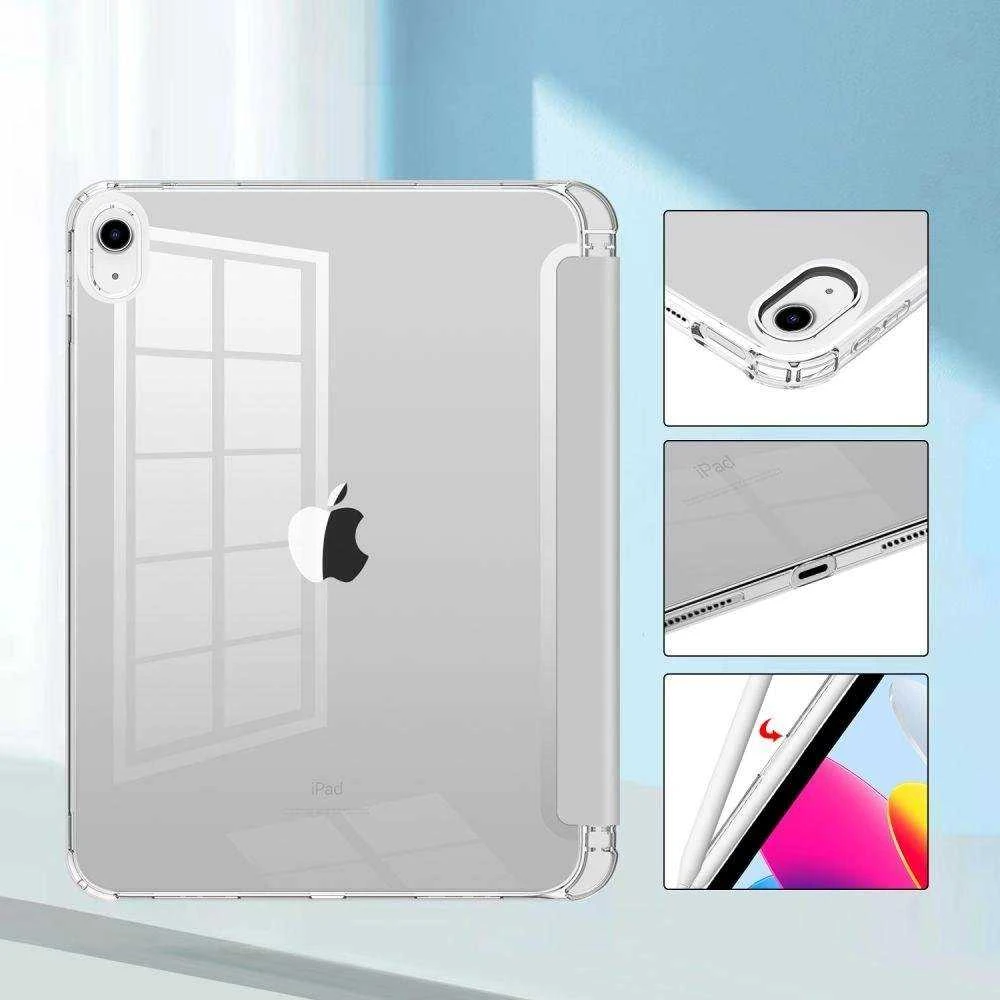 Dėklas Apple iPad 10.9 (10GEN) / 2022 / 11” 11 / 2025 Tech-Protect SC Pen pilkos spalvos