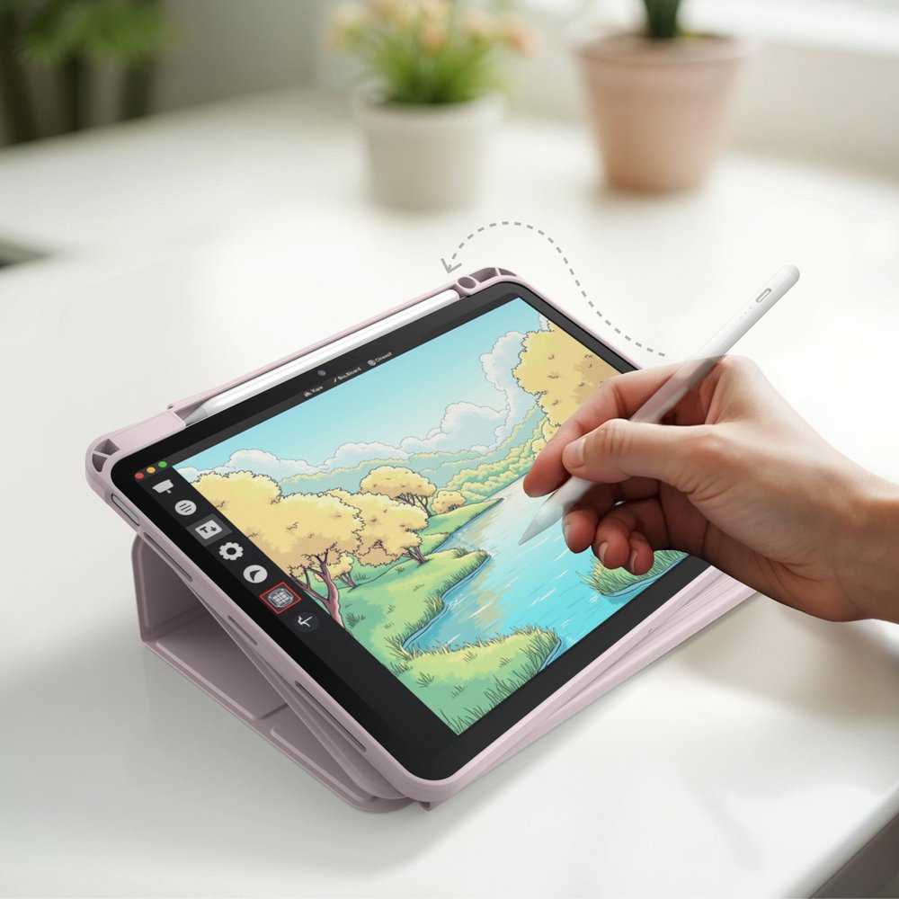 AmazingThing Titan Pro Mag Case for iPad 11" 2025 - Rožinė