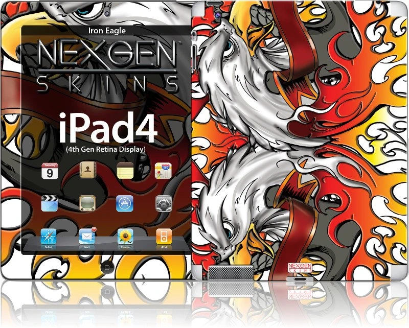 Other Brand Nexgen Skins with 3D effect for iPad 2/3/4 (Iron Eagle 3D)
