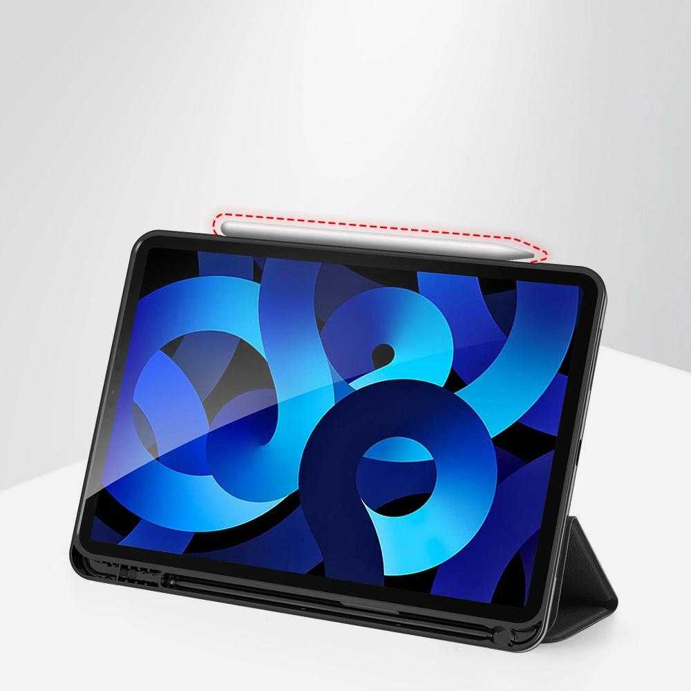 Dėklas Dux Ducis Domo Apple iPad Air 4/5/6/7/M4 2020/2022/2024/2025/2026 10.9/11 juodas