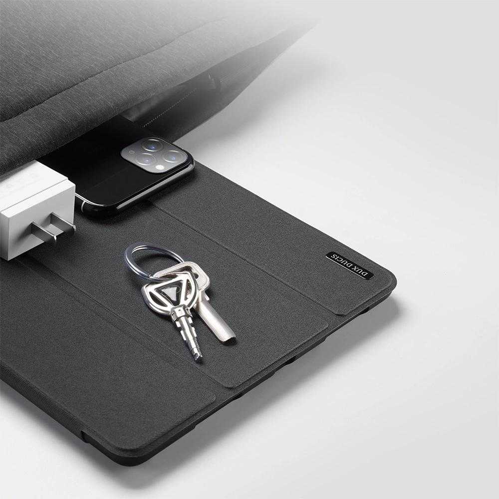 Dėklas Dux Ducis Domo Apple iPad Air 4/5/6/7/M4 2020/2022/2024/2025/2026 10.9/11 juodas
