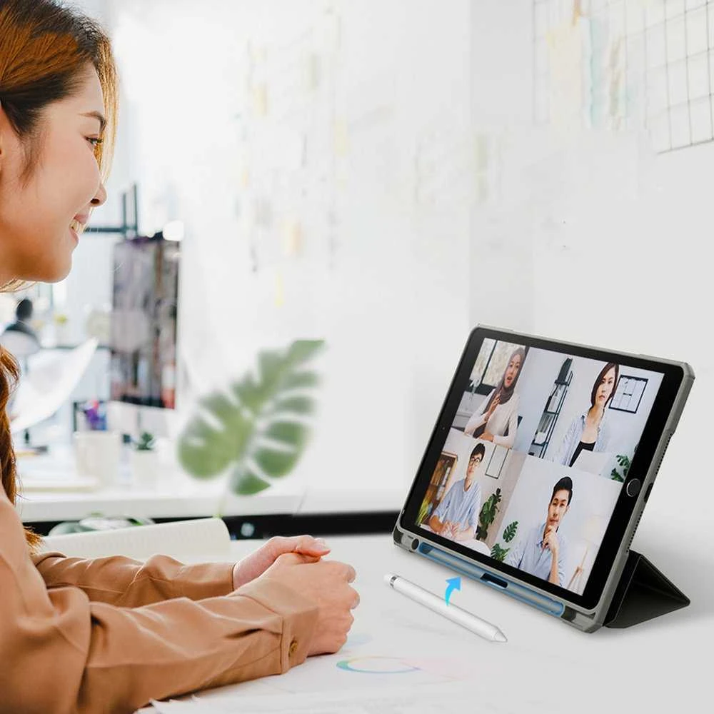 „AmazingThing Titan Pro Folio“ dėklas, skirtas „iPad Air 11“ M3/M4 (2025/2026) – pilkas