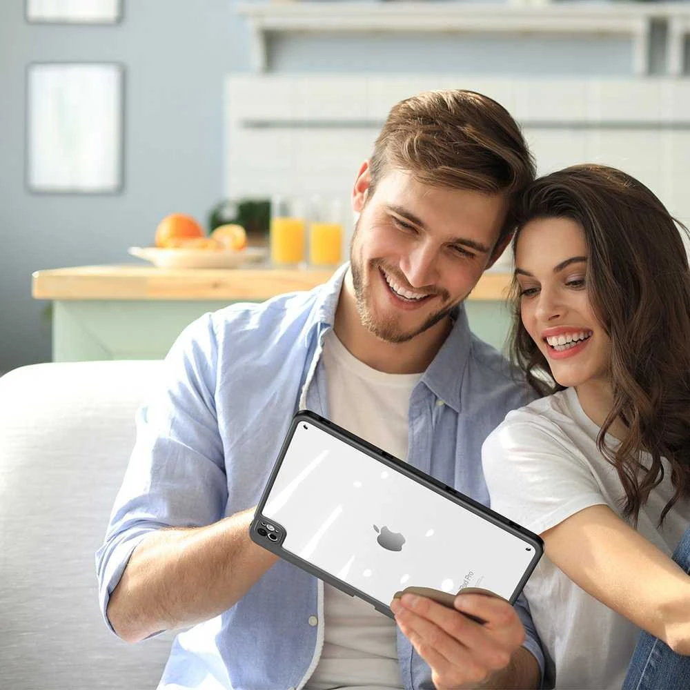 DUX DUCIS dėklas MAGI su pieštuko laikikliu iPad Pro 13 (2024) juodas
