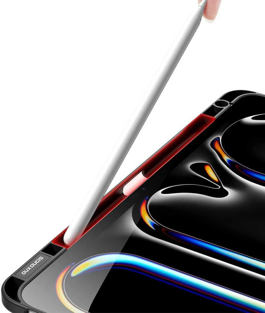 DUX DUCIS dėklas MAGI su pieštuko laikikliu iPad Pro 13 (2024) juodas