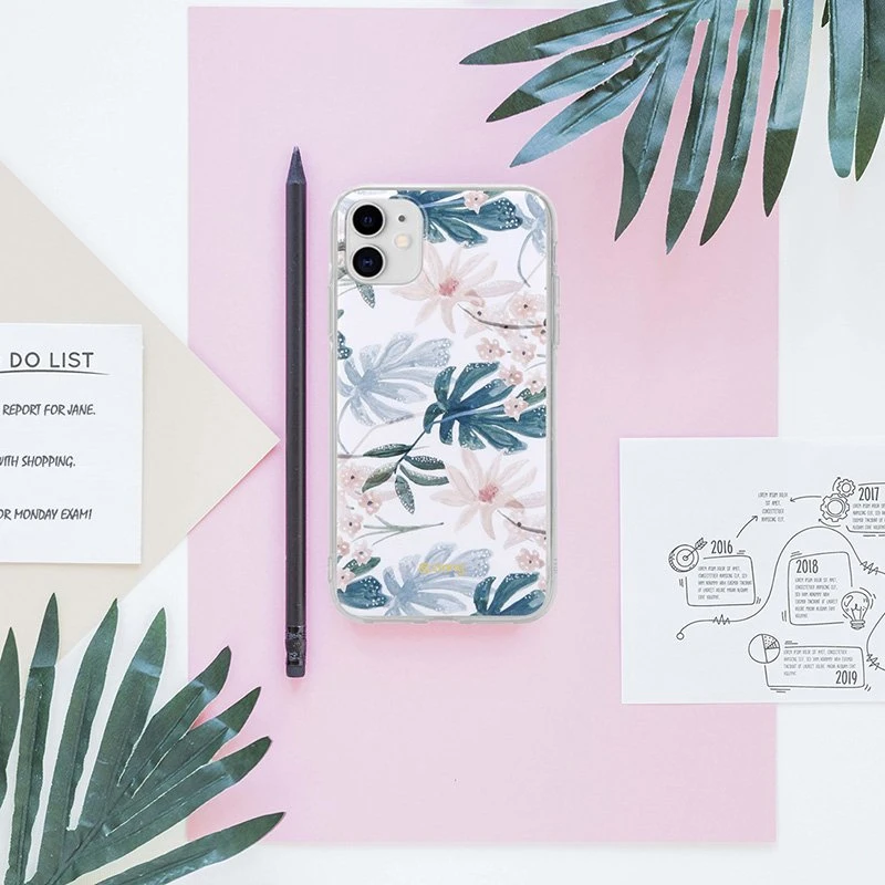 Crong Flower dėklas – dėklas skirtas Apple iPhone 11 pattern 01