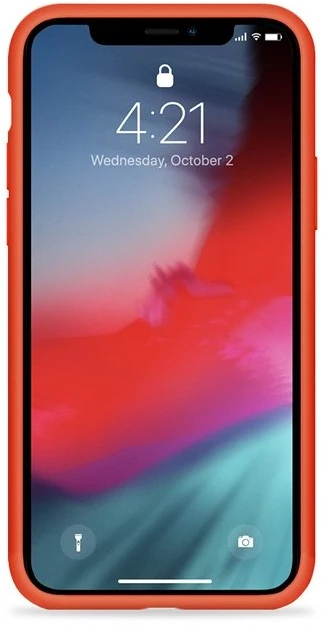Crong Color Cover - Flexible dėklas skirtas Apple iPhone 11 Pro Raudona