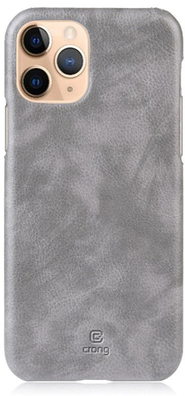 Crong Essential Cover - PU Leather dėklas skirtas Apple iPhone 11 Pro Gray